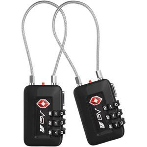 TSA Approved Luggage Travel Lock, Set-Your-Own Combination Lock for School Gym